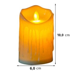 Elektroninės Šviečiančios Žvakės Judantis Liepsnos Efektas LED Žvakių Rinkinys, 6 Vnt цена и информация | Свечи на кладбище | pigu.lt
