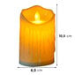 Elektroninės Šviečiančios Žvakės Judantis Liepsnos Efektas LED Žvakių Rinkinys, 6 Vnt kaina ir informacija | Kapų žvakės | pigu.lt