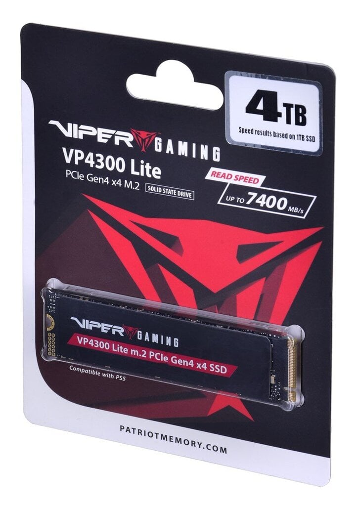 Patriot Viper VP4300L kaina ir informacija | Vidiniai kietieji diskai (HDD, SSD, Hybrid) | pigu.lt