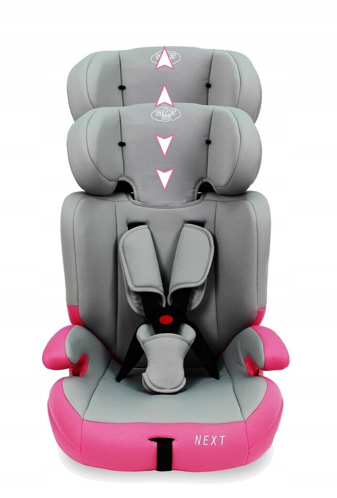 Universali automobilinė sėdynė Start baby, 9-36kg, pink цена и информация | Autokėdutės | pigu.lt