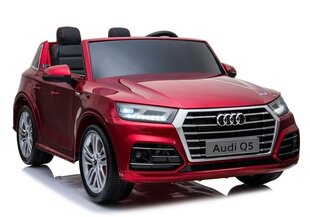 Dvivietis vaikiškas elektromobilis Audi Q5 Lean Cars, raudonas kaina ir informacija | Elektromobiliai vaikams | pigu.lt