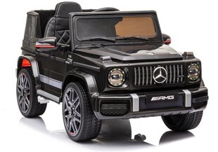 Vienvietis vaikiškas elektromobilis Lean Cars Mercedes G63 AMG, juodas kaina ir informacija | Elektromobiliai vaikams | pigu.lt