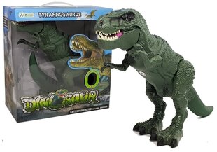 Dinozaur na baterie Tyranozaur Rex Chodzi Świeci цена и информация | Игрушки для мальчиков | pigu.lt