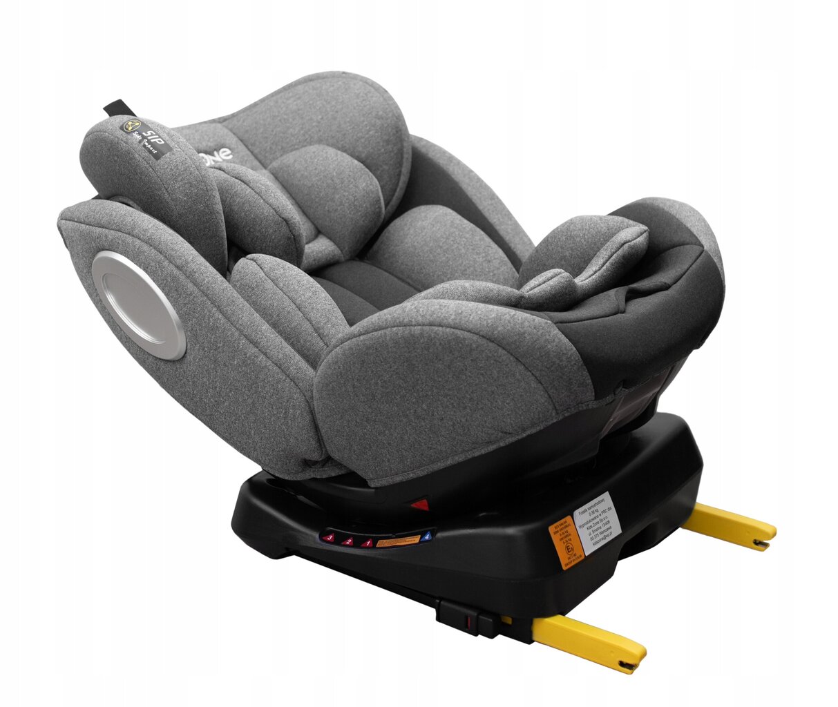 360° Isofix pasukama autokėdutė pilka Kids Zone YC06, 0-36 kg kaina |  pigu.lt