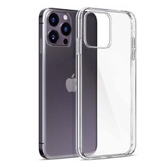 Прозрачный тонкий задний чехол-крышка TakeMe Perfect Clear 2 мм для Apple iPhone 15 Plus цена и информация | Чехлы для телефонов | pigu.lt