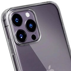 Прозрачный тонкий задний чехол-крышка TakeMe Perfect Clear 2 мм для Apple iPhone 15 Plus цена и информация | Чехлы для телефонов | pigu.lt