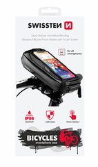 Swissten Waterproof Phone Holder for Bike kaina ir informacija | Telefono laikikliai | pigu.lt