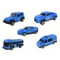 Policijos sunkvežimis su automobiliais Lean Toys, mėlynas kaina ir informacija | Žaislai berniukams | pigu.lt