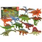 Dinozaurų rinkinys Lean Toys, 12 vnt. kaina ir informacija | Žaislai berniukams | pigu.lt