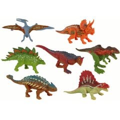 Dinozaurų rinkinys Lean Toys, 12 vnt. цена и информация | Игрушки для мальчиков | pigu.lt