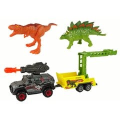 Figūrėlių rinkinys Dinozaurai su automatine raketų priekaba LeanToys цена и информация | Игрушки для мальчиков | pigu.lt