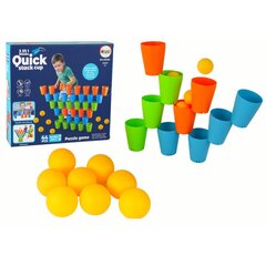 Edukacinis puodelių rinkinys Cups Puzzle Game 3in1 LeanToys, 44 d kaina ir informacija | Žaislai berniukams | pigu.lt