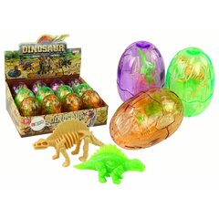 Kiaušinis su 2 dinozaurų figūrėlėmis Lean Toys, 9 cm kaina ir informacija | Žaislai berniukams | pigu.lt