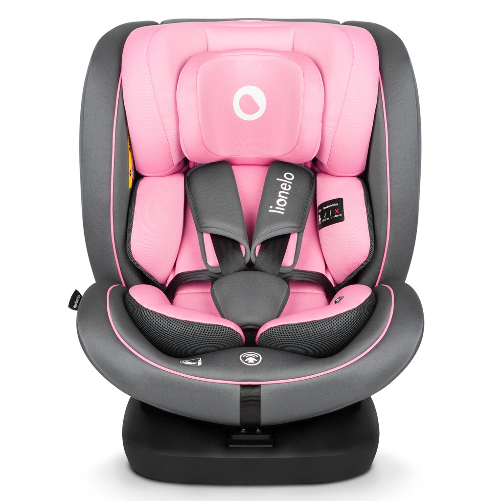 Automobilinė kėdutė Lionelo Bastiaan I-size, 0-36 kg, Pink Baby kaina ir informacija | Autokėdutės | pigu.lt