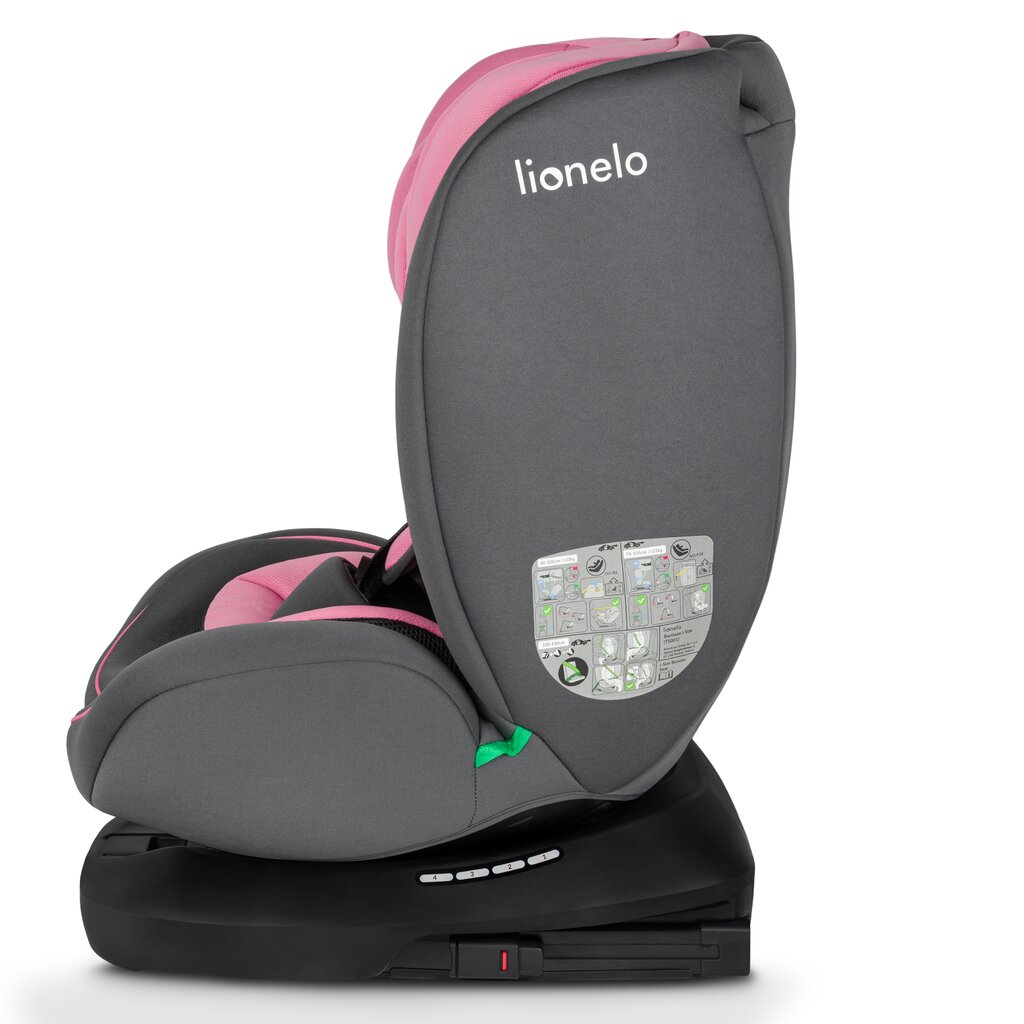 Automobilinė kėdutė Lionelo Bastiaan I-size, 0-36 kg, Pink Baby kaina ir informacija | Autokėdutės | pigu.lt