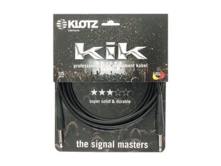 Klotz, 2 x Jack Mono 6.3 mm, 3m kaina ir informacija | Kabeliai ir laidai | pigu.lt