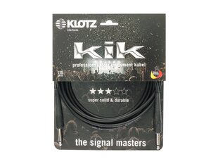 Klotz, 2 x Jack Mono 6,3 мм, 4,5 м цена и информация | Кабели и провода | pigu.lt