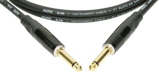 Klotz, 2 x Jack Mono 6.3 mm, 6m kaina ir informacija | Kabeliai ir laidai | pigu.lt