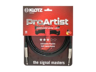 Klotz, 2 x Jack Mono 6.3 mm, 3m kaina ir informacija | Kabeliai ir laidai | pigu.lt