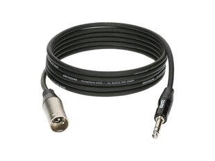Klotz, XLR, Jack Stereo 6,3 мм, 0,6 м цена и информация | Кабели и провода | pigu.lt