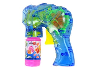 Muilo burbulų pistoletas Lean Toys, mėlynas kaina ir informacija | Vandens, smėlio ir paplūdimio žaislai | pigu.lt