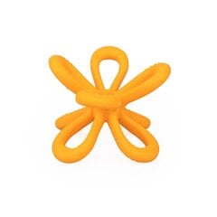 Silikoninis kramtukas Gėlytė, oranžinis kaina ir informacija | Kramtukai | pigu.lt