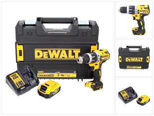 Аккумуляторная дрель-шуруповерт DeWalt DCD 796 P1, 18 В, с аккумулятором и блоком для зарядки цена и информация | Шуруповерты, дрели | pigu.lt