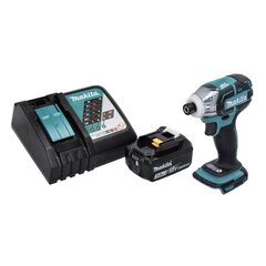 Аккумуляторный ударный шуруповерт Makita DTS 141 RF1, 18 В, с аккумулятором и зарядным устройством цена и информация | Шуруповерты, дрели | pigu.lt