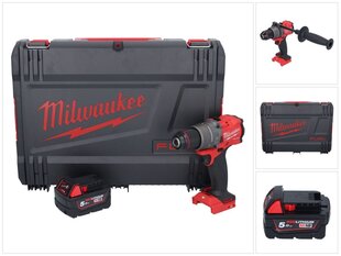 Аккумуляторная ударная дрель Milwaukee M18 FPD3-501X, 18 В, с аккумулятором, без блока для зарядки цена и информация | Шуруповерты, дрели | pigu.lt