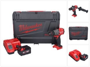 Akumuliatorinis smūginis gręžtuvas Milwaukee M18 FPD3-501X, 18 V, su akumuliatoriumi ir įkrovikliu kaina ir informacija | Suktuvai, gręžtuvai | pigu.lt