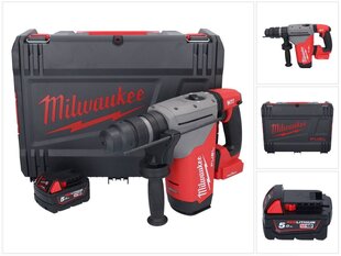 Akumuliatorinis perforatorius Milwaukee M18 ONEFHPX-501X 18 V 5,0 J be šepetėlių + 1x baterija 5,0 Ah + HD dėžutė - be įkroviklio kaina ir informacija | Suktuvai, gręžtuvai | pigu.lt