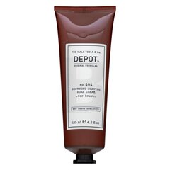 Skutimosi muilas-kremas Depot No.404 Soothing Shaving Soap Cream, 125 ml kaina ir informacija | Skutimosi priemonės ir kosmetika | pigu.lt