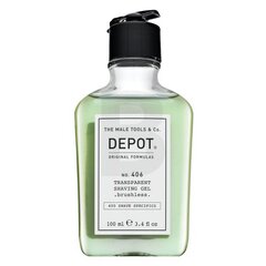 Skutimosi gelis Depot Nr. 406, 100 ml цена и информация | Косметика и средства для бритья | pigu.lt