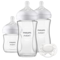 Набор стеклянных бутылочек Philips Avent Natural Response SCD878/11, 0+ мес цена и информация | Бутылочки и аксессуары | pigu.lt