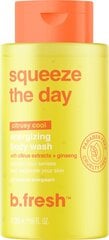 Energizuojantis kūno prausiklis su citrusų ekstraktu b.fresh Squeeze The Day Body Wash, 473 ml цена и информация | Масла, гели для душа | pigu.lt