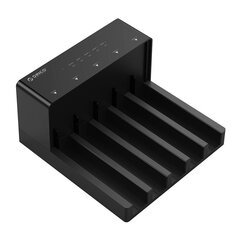 Docking station 5x HDD 3,5 | 2,5" Orico SATA with duplicator function цена и информация | Зарядные устройства для ноутбуков | pigu.lt