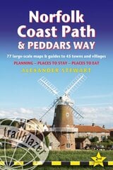 Norfolk Coast Path and Peddars Way: 77 large-scale maps & guides to 45 towns & villages; Planning, Places to Stay, Places to Eat 2nd Revised edition цена и информация | Путеводители, путешествия | pigu.lt