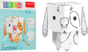 Kartoninis 3D Monumi šuo spalvinimui kaina ir informacija | Lavinamieji žaislai | pigu.lt