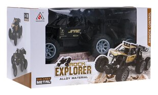 Nuotoliniu būdu valdomas automobilis Rock Explorer, juodas kaina ir informacija | Žaislai berniukams | pigu.lt