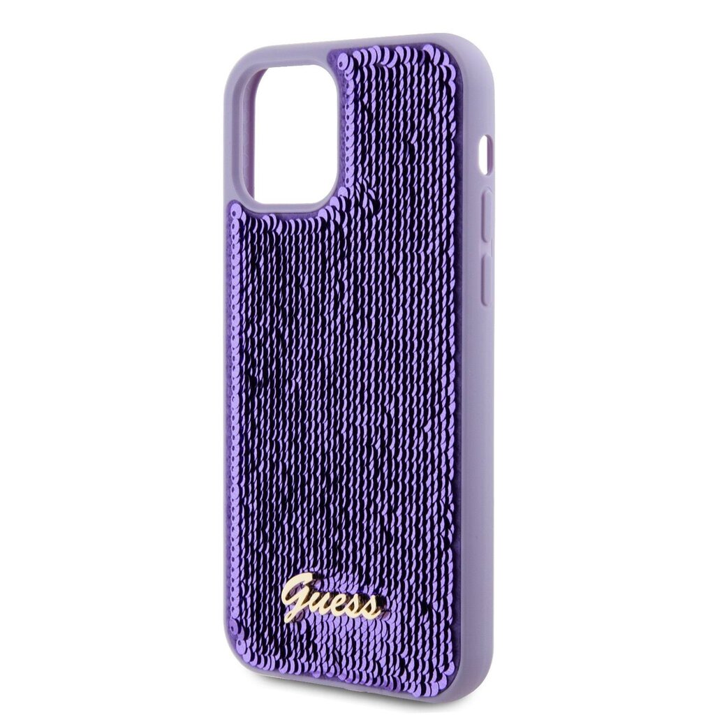 CG Mobile Guess Sequin Script Logo Case GUHCP12MPSFDGSU kaina ir informacija | Telefono dėklai | pigu.lt