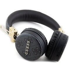 Guess słuchawki nauszne Bluetooth GUBH704GEMK czarny|black 4G Metal Logo цена и информация | Наушники | pigu.lt