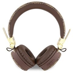 Guess słuchawki nauszne Bluetooth GUBH704GEMW brązowy|brown 4G Metal Logo цена и информация | Теплая повязка на уши, черная | pigu.lt