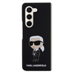 Karl Lagerfeld KLHCZFD5SNIKBCK Z Fold5 hardcase czarny|black Silicone Ikonik цена и информация | Чехлы для телефонов | pigu.lt