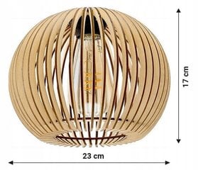 Pakabinamas šviestuvas Wood loft kaina ir informacija | Lubiniai šviestuvai | pigu.lt