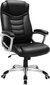 Biuro kėdė Songmics OBG21B, juoda цена и информация | Biuro kėdės | pigu.lt