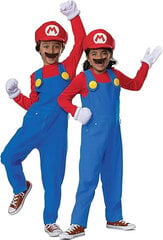 Karnavalinis kostiumas Super Mario, 137-149 cm kaina ir informacija | Karnavaliniai kostiumai | pigu.lt