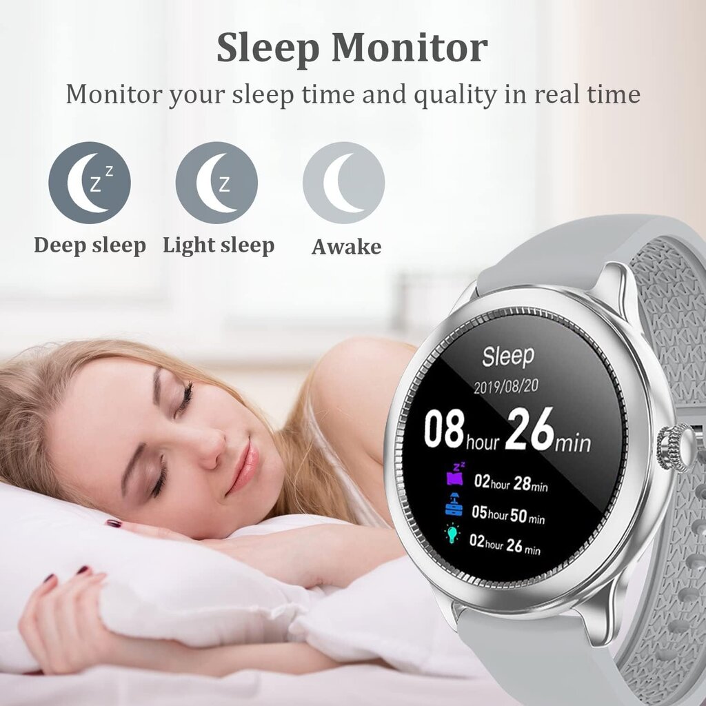 Ebuyfire IP67 Grey kaina ir informacija | Išmanieji laikrodžiai (smartwatch) | pigu.lt