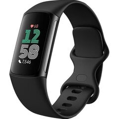 Fitbit Charge 6 Obsidian/Black цена и информация | Фитнес-браслеты | pigu.lt