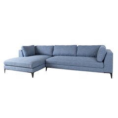 Угловой диван Бриа, синий цена и информация | Диваны | pigu.lt