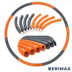 Masažinis gimnastikos lankas Berimax S23 BRM_1501008, 100 cm, orandžinis kaina ir informacija | Gimnastikos lankai ir lazdos | pigu.lt